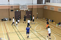 バスケットの練習風景1